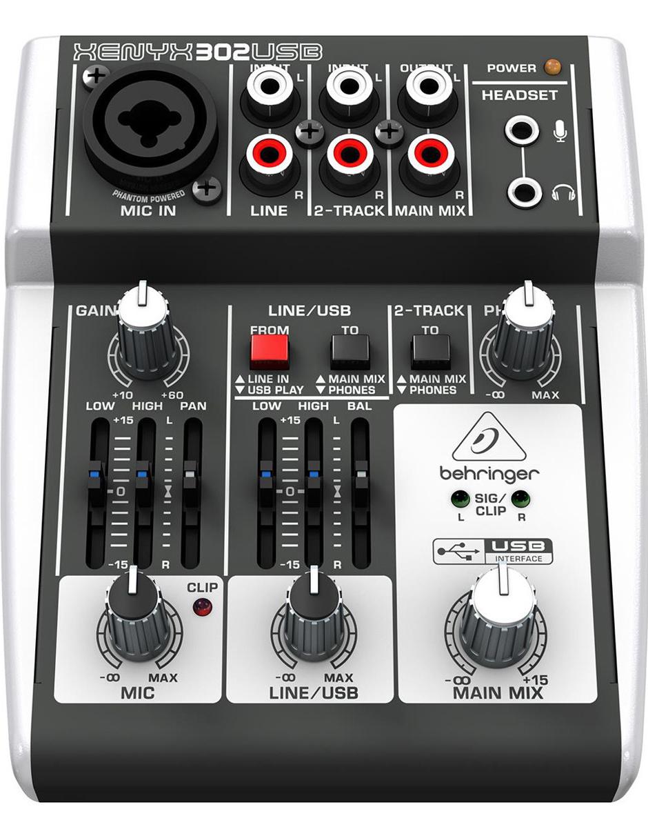 Mezcladora 302USB Mezcladora 302USB