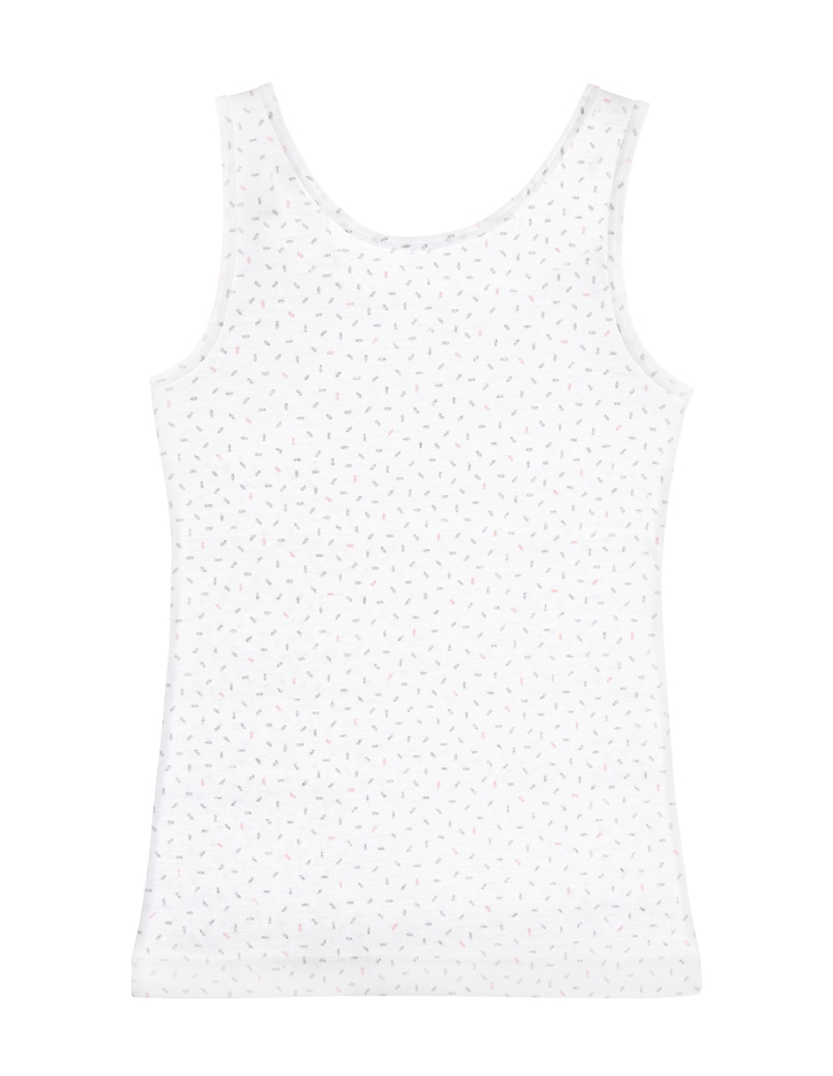 Camiseta cuello redondo para niña 2