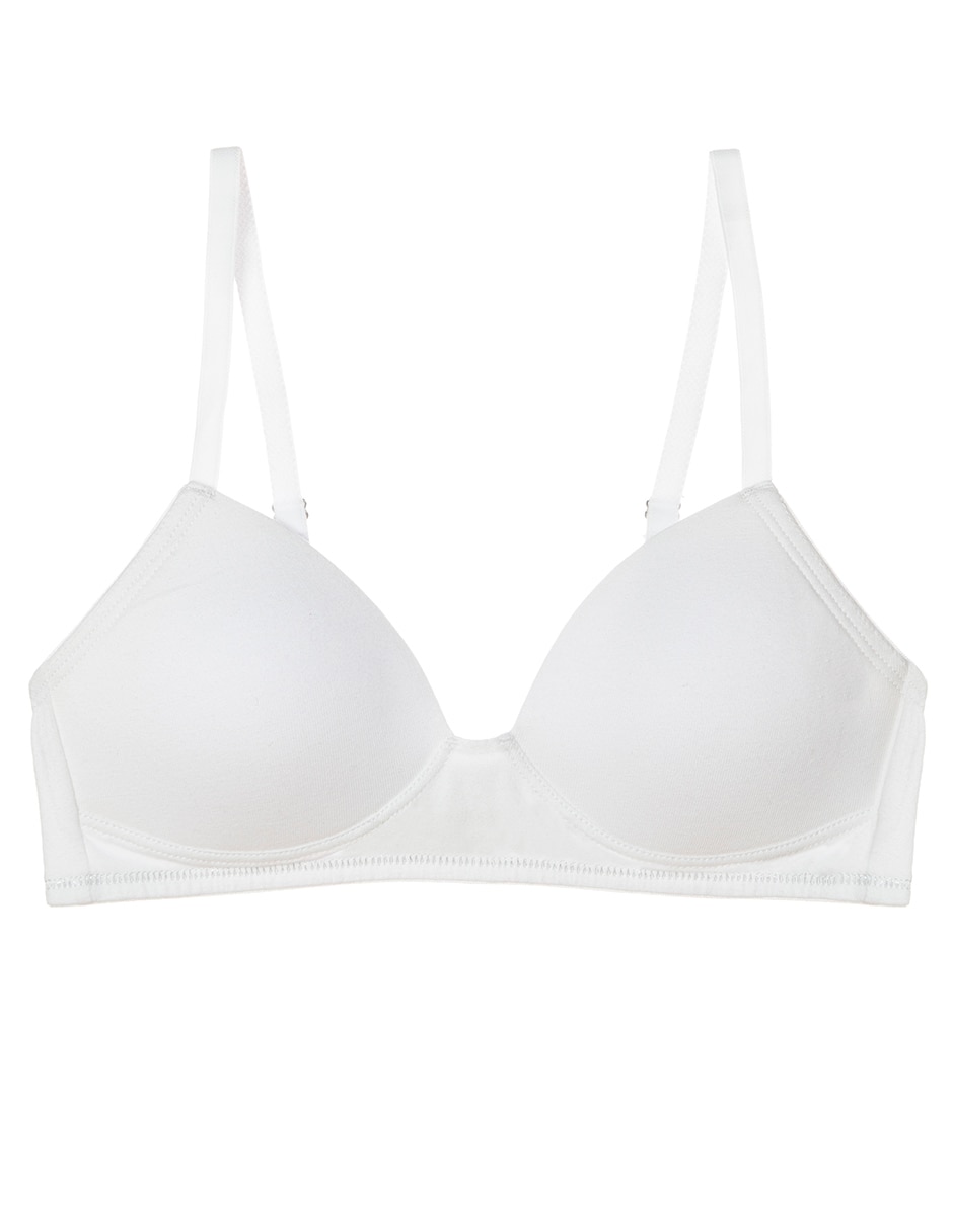 T-shirt bra con copa minimizer para niña