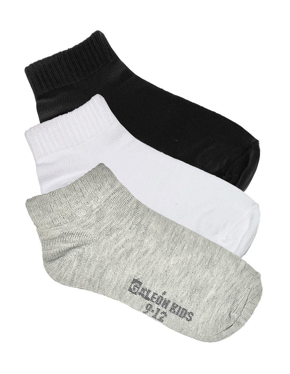 Calceta elástico de algodón para niño 12 pares