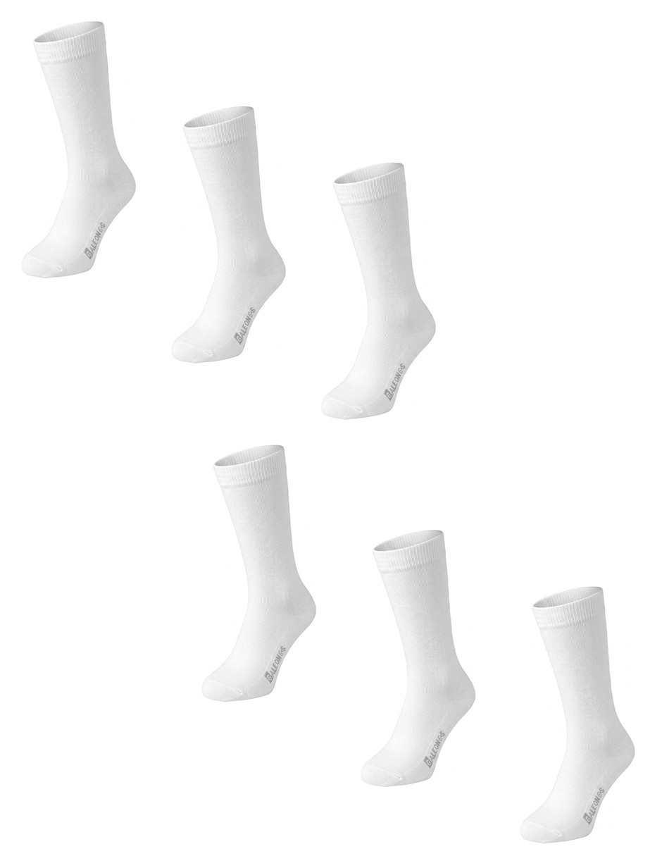 Set calceta de algodón para niña 6 pares Set calceta de algodón para niña 6 pares