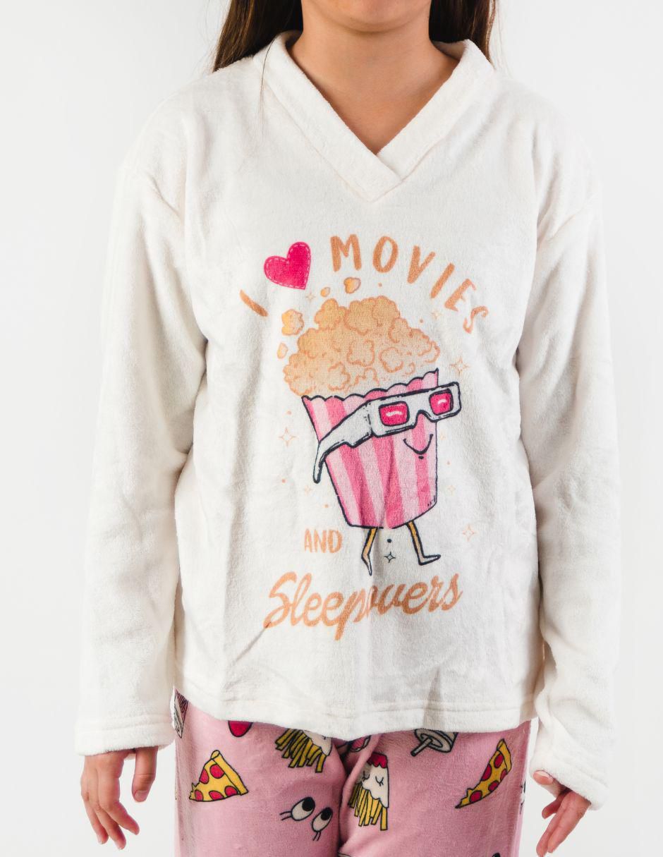Conjunto pijama Palomitas para niña