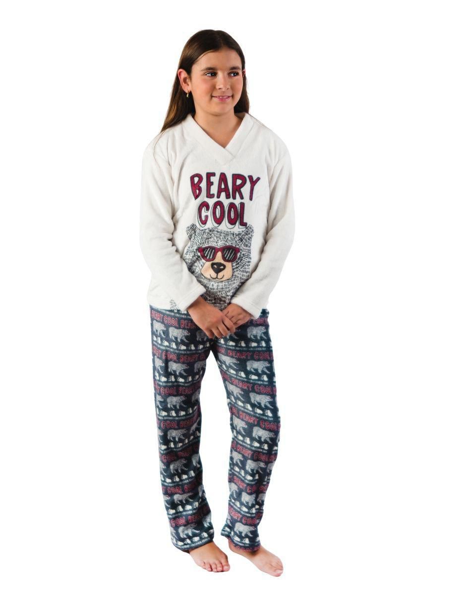 Conjunto pijama Oso Cool para niña 5