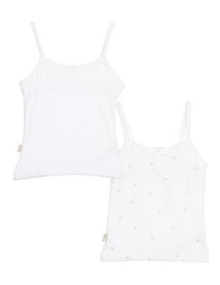 Set camiseta cuello redondo para niña Set camiseta cuello redondo para niña