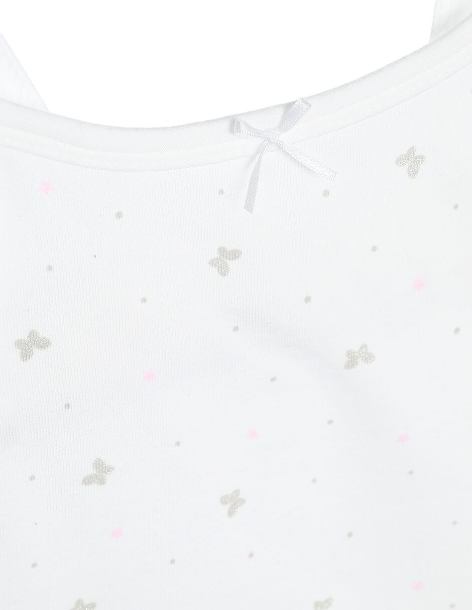 Set camiseta cuello redondo para niña 3