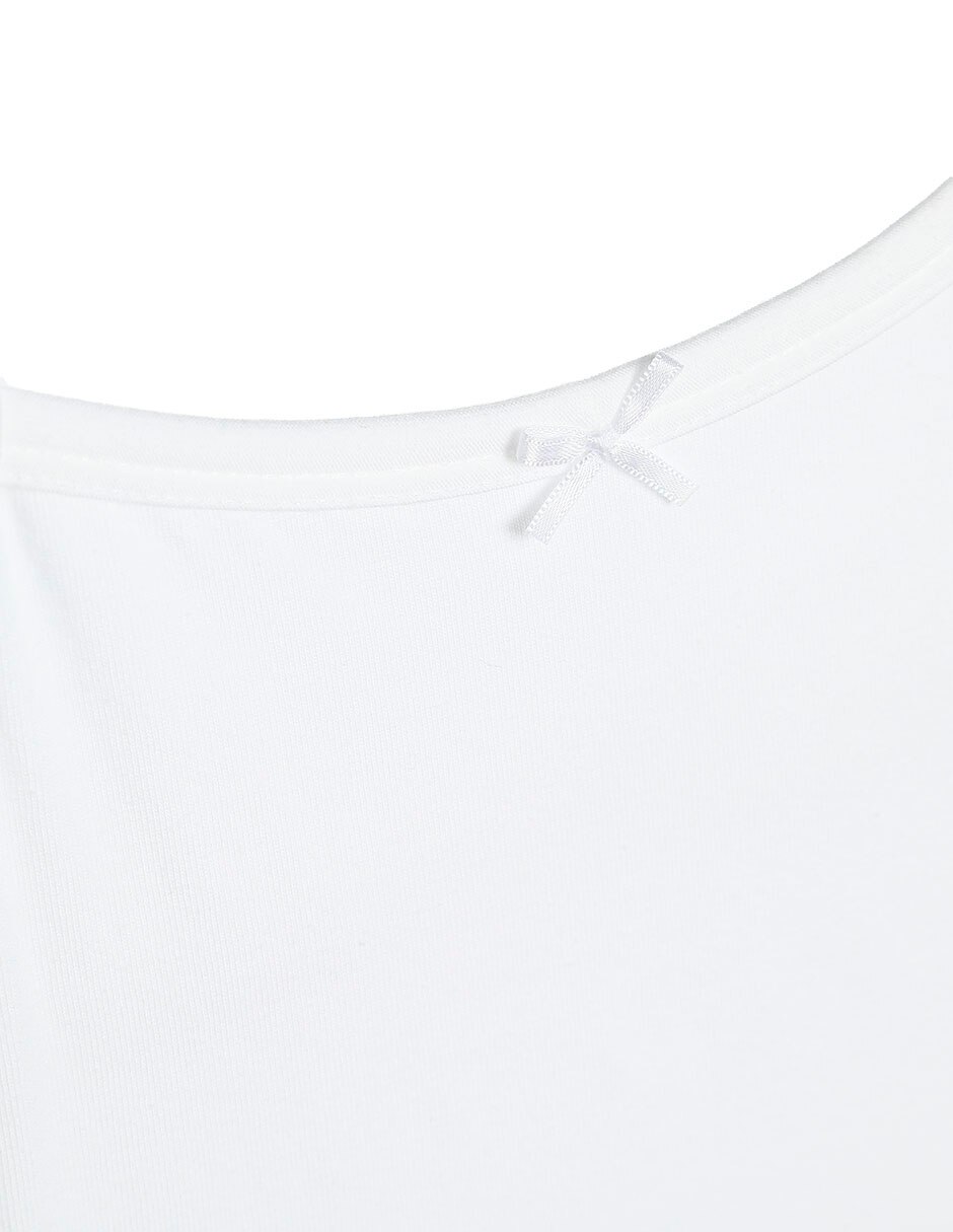Set camiseta cuello redondo para niña 4