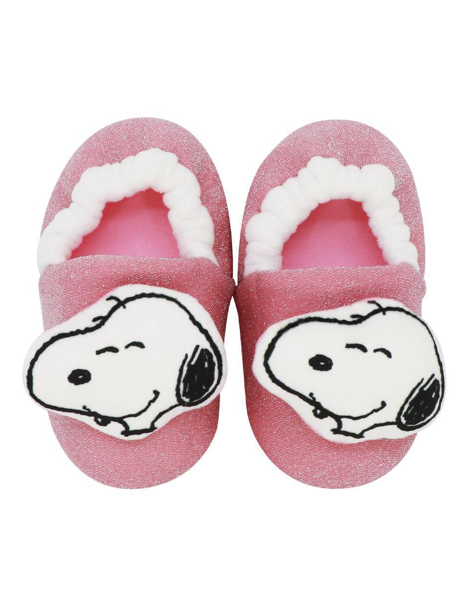 Pantufla Arra Snoopy para niña
