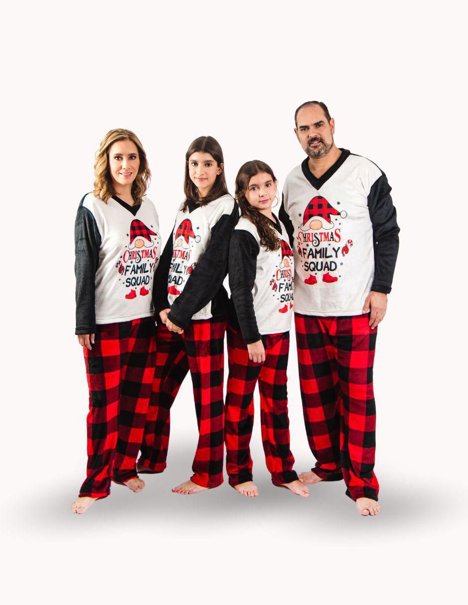 Conjunto pijama Family Squad En Navidad infantil