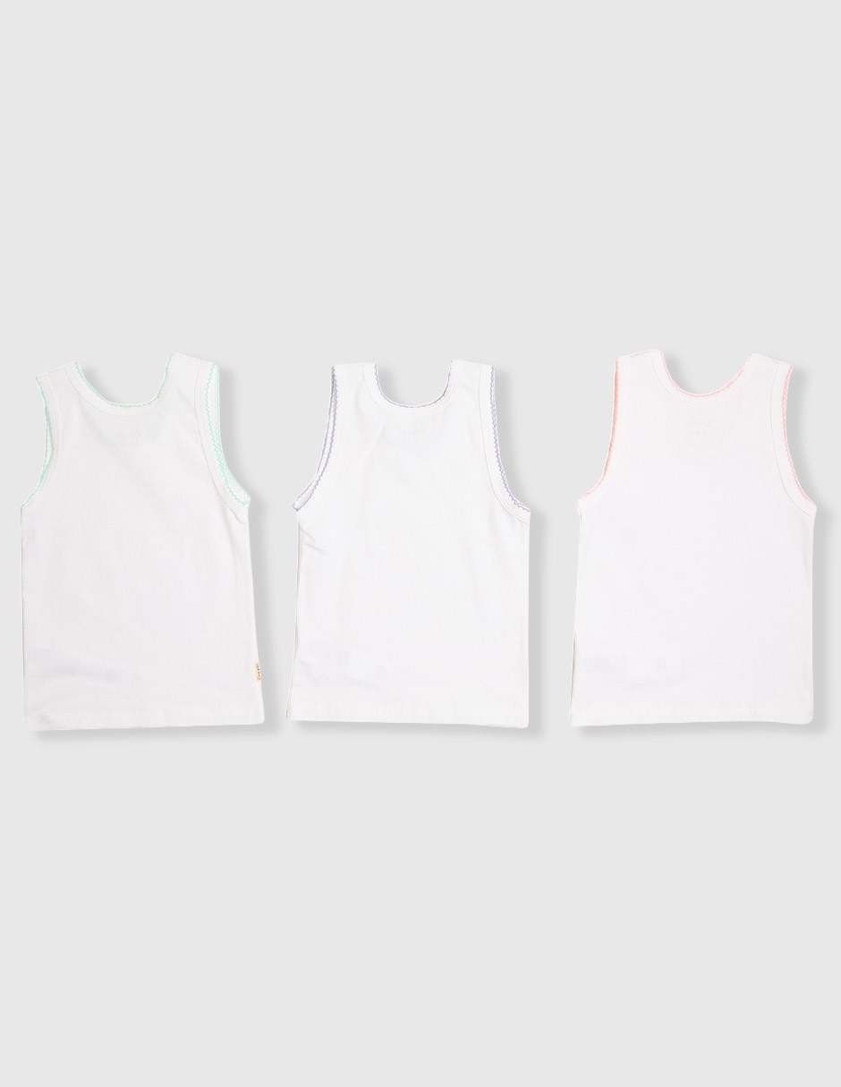 Set camiseta cuello redondo Baby para niña 2
