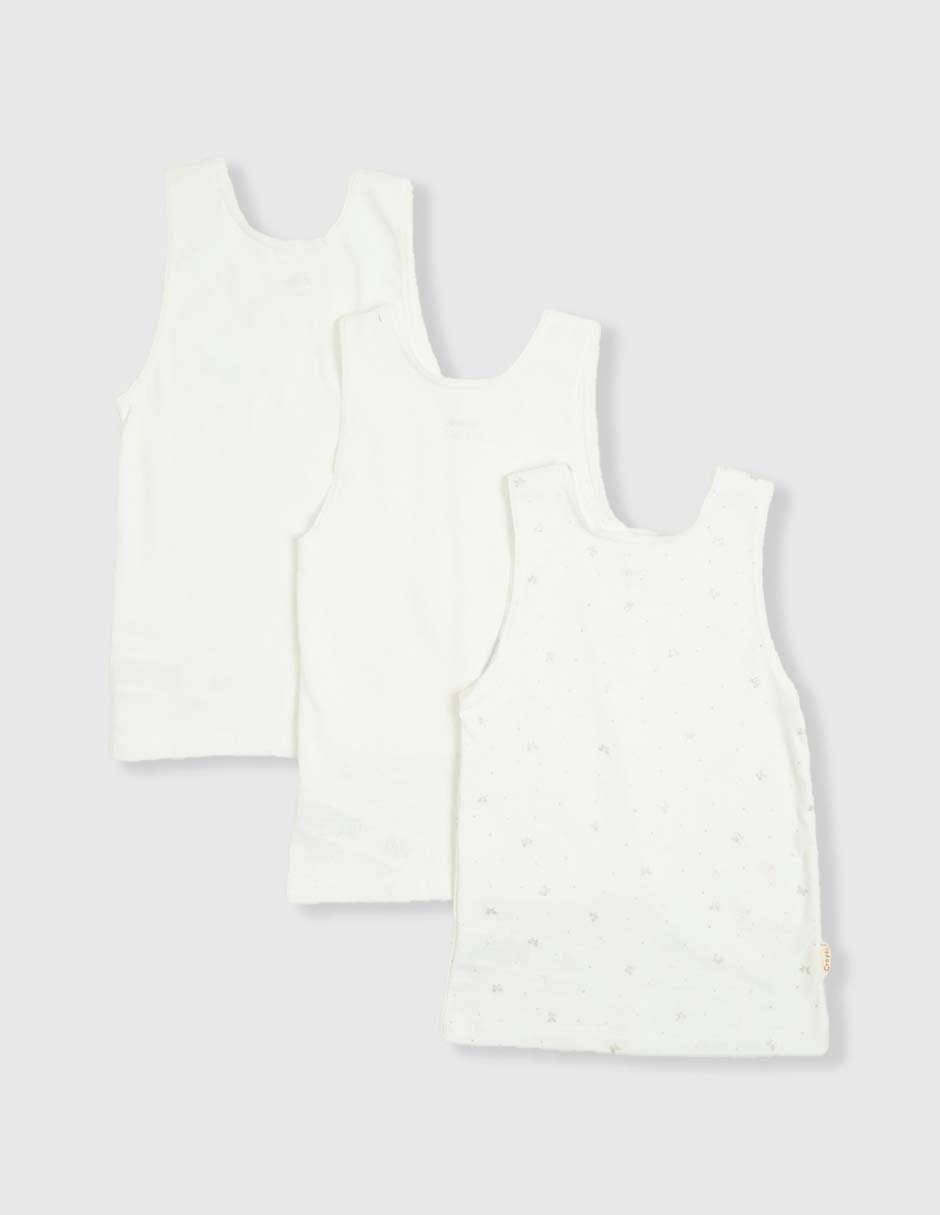 Set camiseta cuello redondo Baby para niña 2