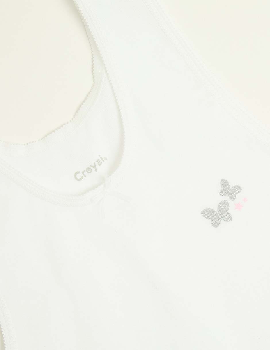 Set camiseta cuello redondo Baby para niña 3