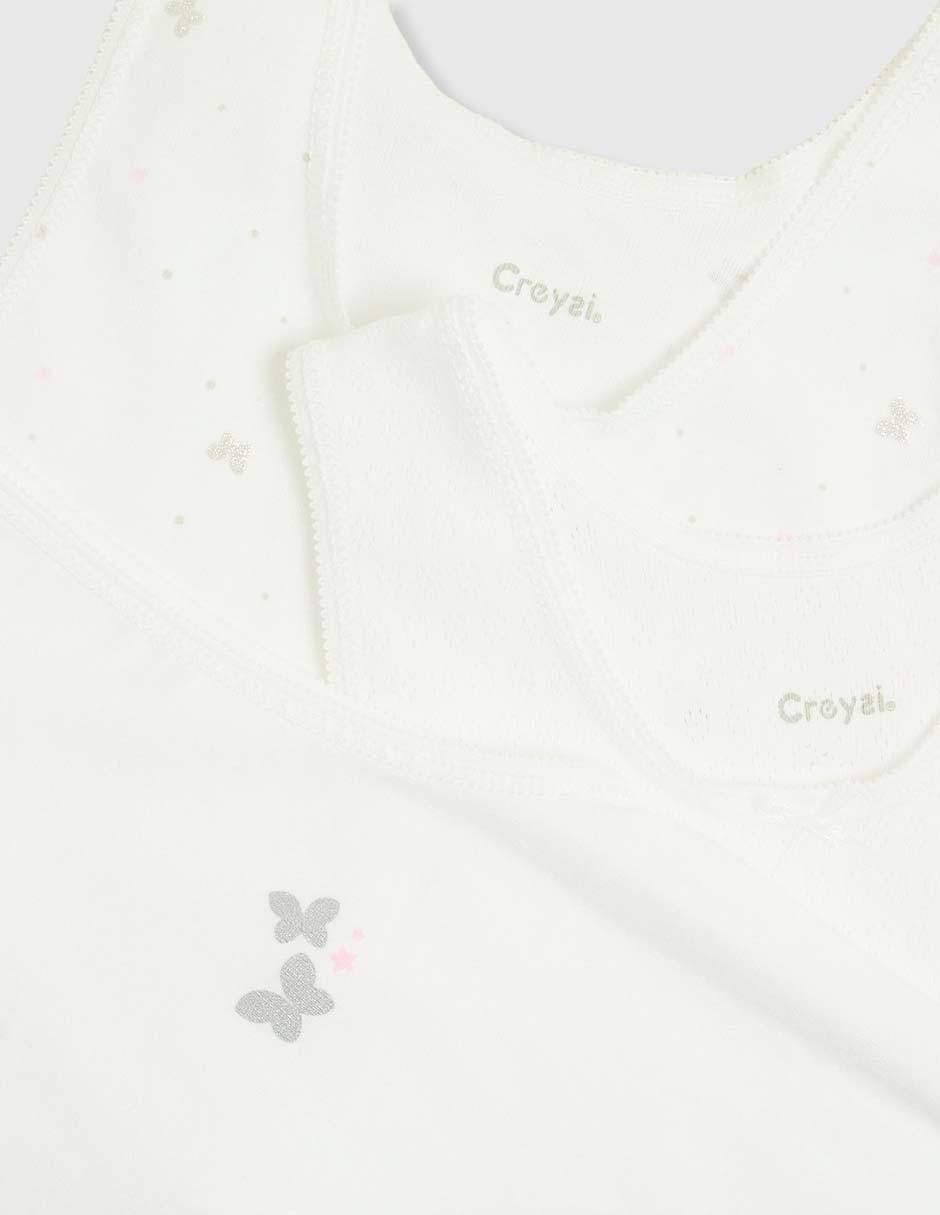 Set camiseta cuello redondo Baby para niña 6
