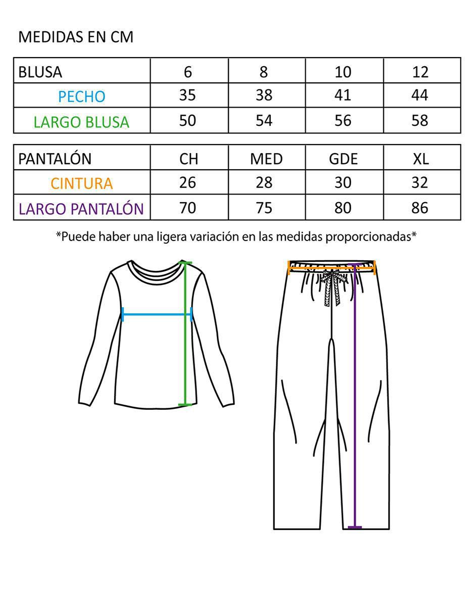 Conjunto pijama whispers oso para niña