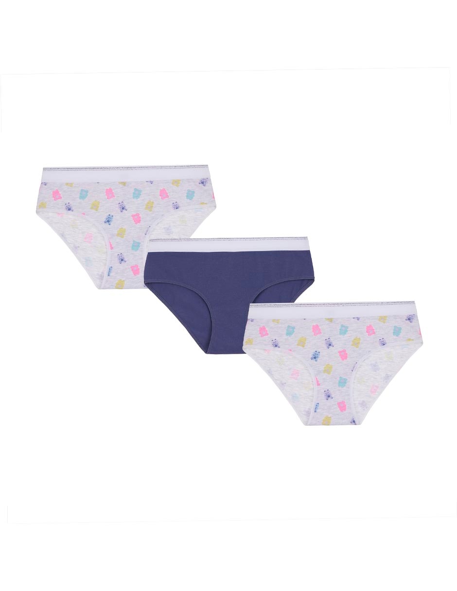 Set calzón Skiny de algodón para niña