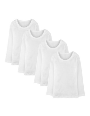 Set camiseta cuello redondo para niña Set camiseta cuello redondo para niña