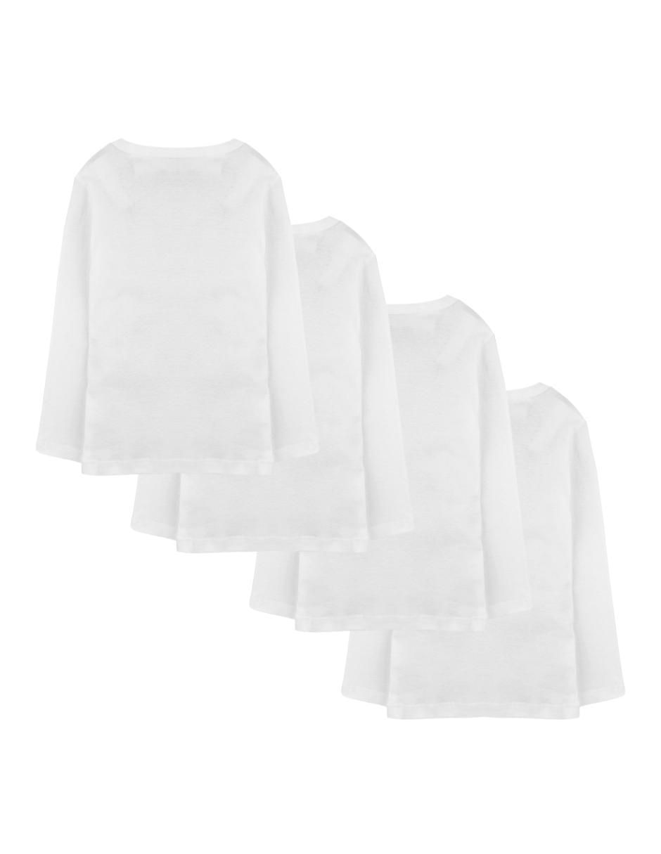 Set camiseta cuello redondo para niña 3