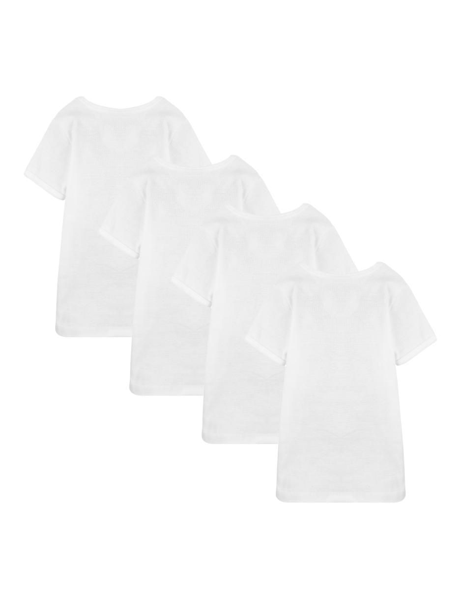 Set camiseta cuello redondo Básicos para niña 3