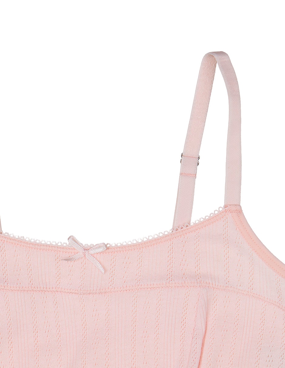Top Pointelle Essentials de poliéster para niña 2