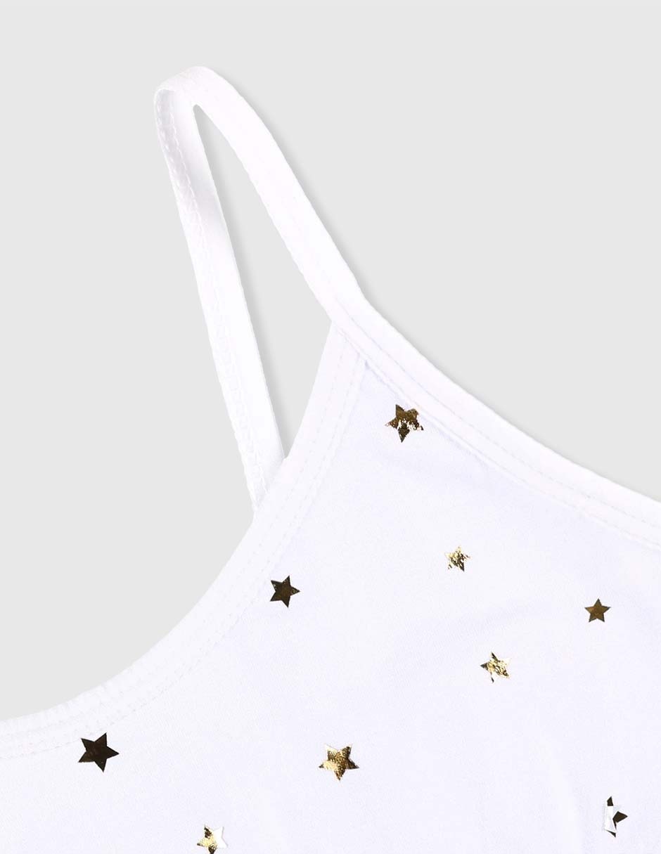 Set top Punto Blanco para niña