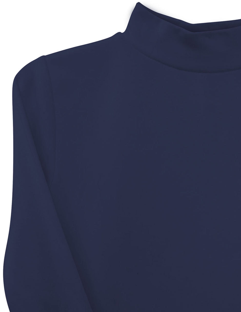 Camiseta cuello alto para niña