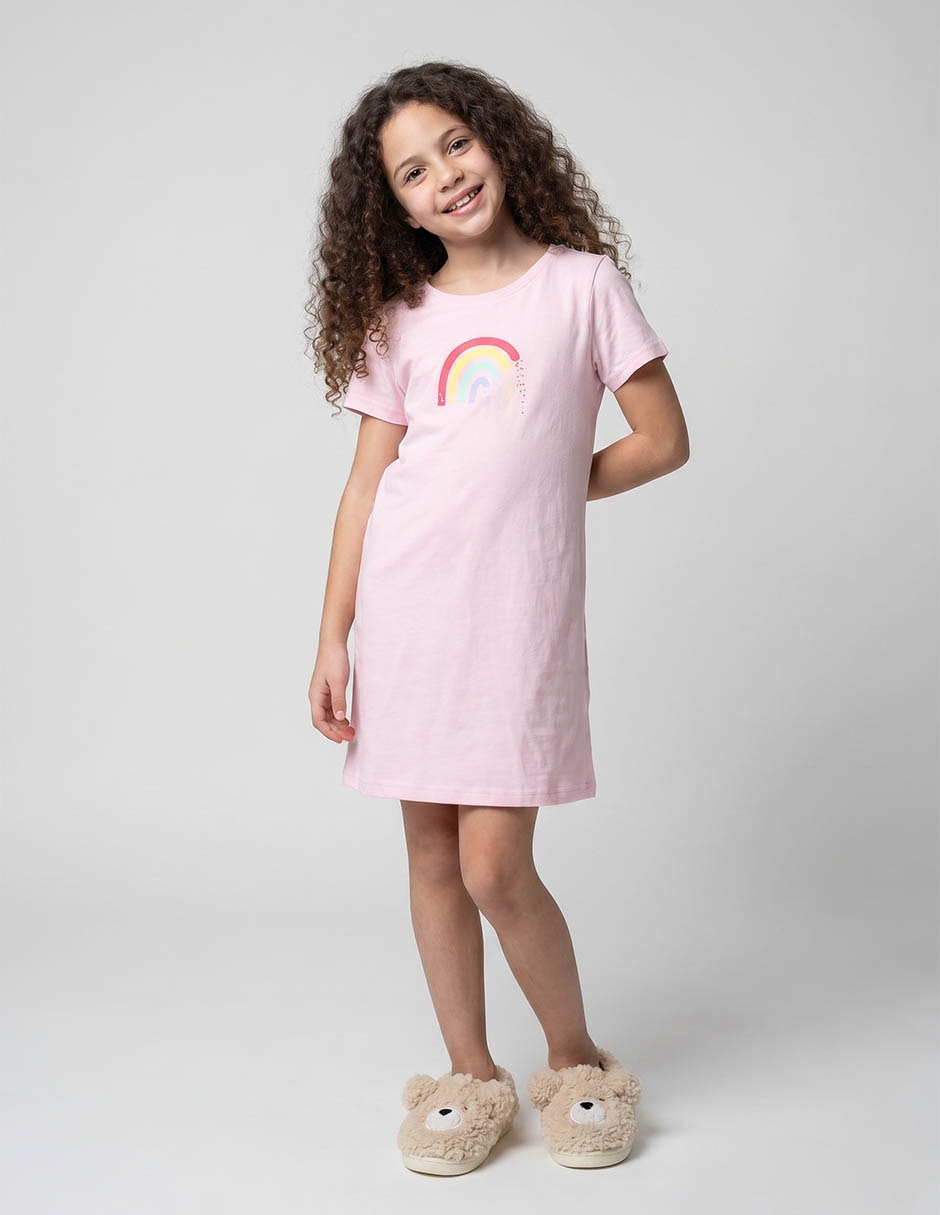 Camisón megan de algodón para niña