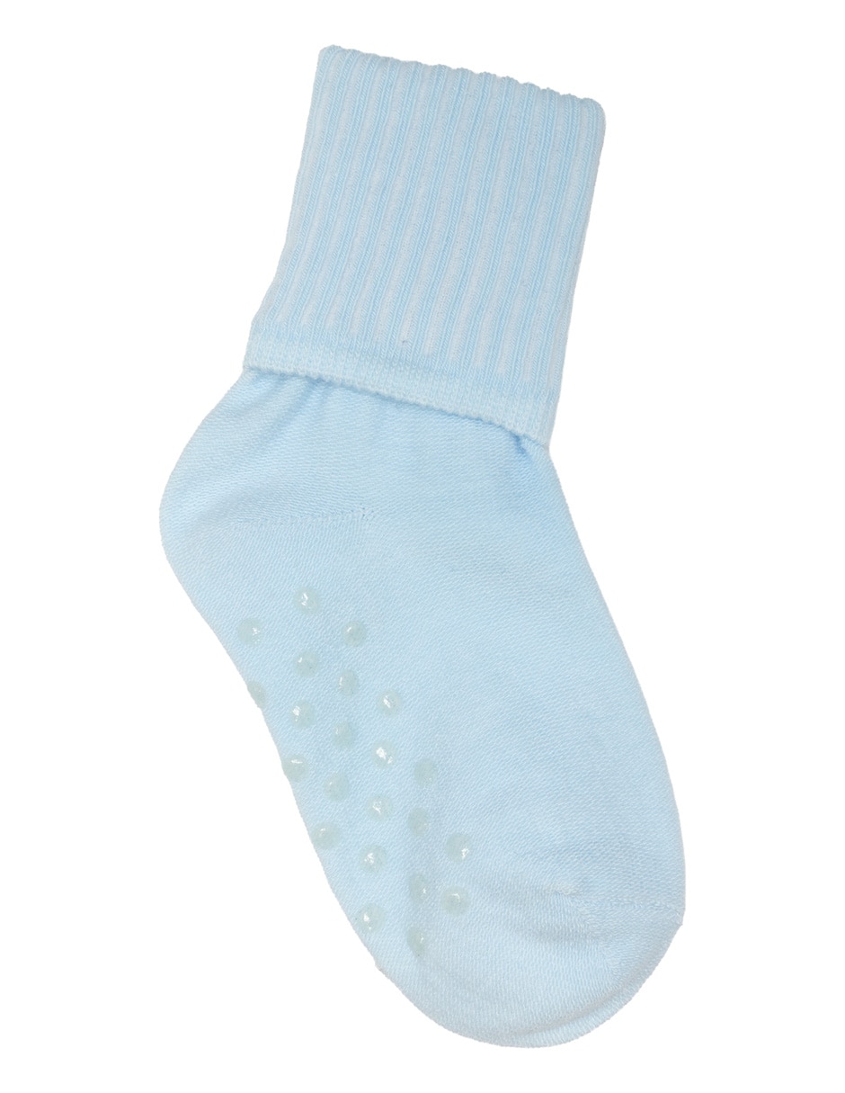 Set calcetín antiderrapante de algodón para niña 3 pares