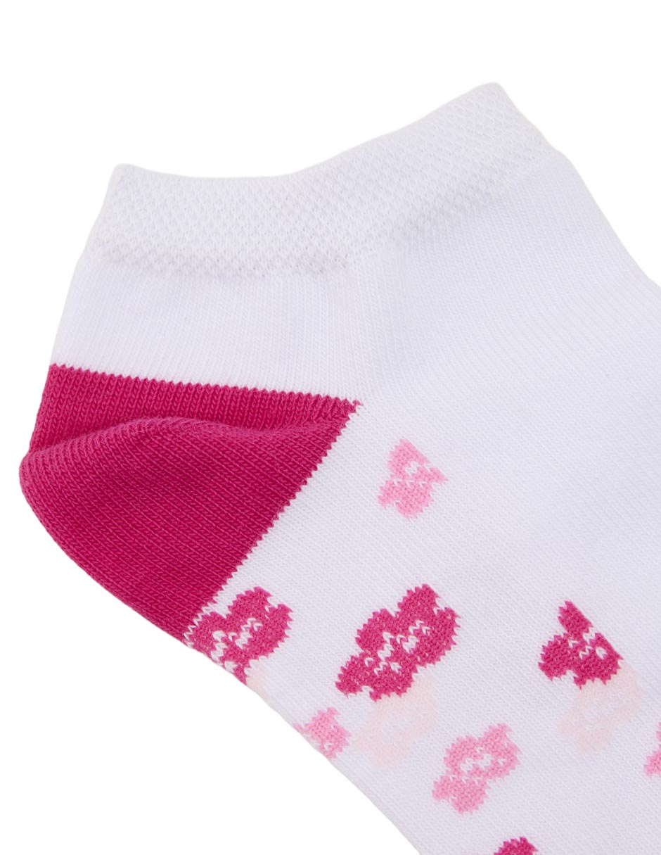 Set de calcetín Punto Blanco de algodón para niña 7 pares