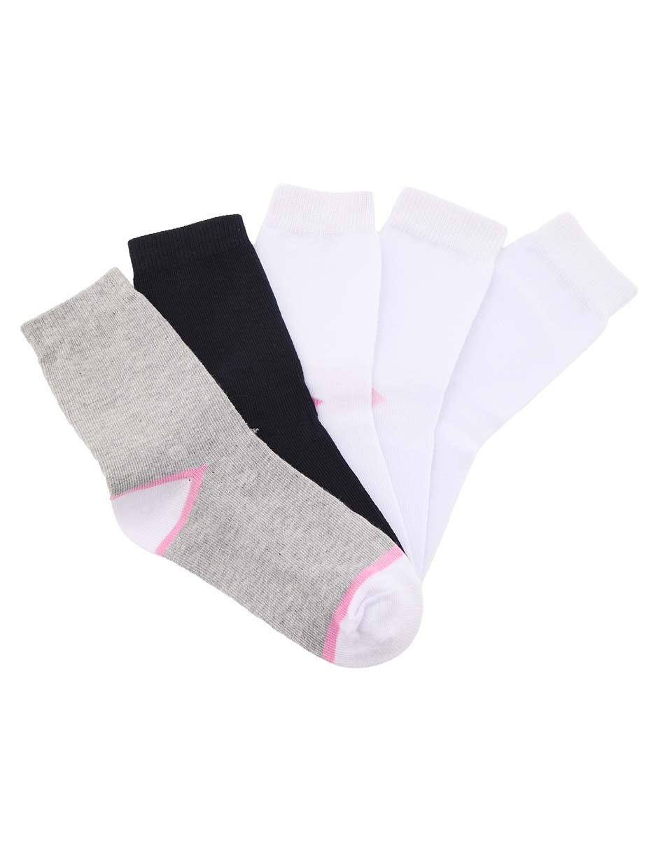Set calcetín de algodón para bebé niña 5 pares Set calcetín de algodón para bebé niña 5 pares