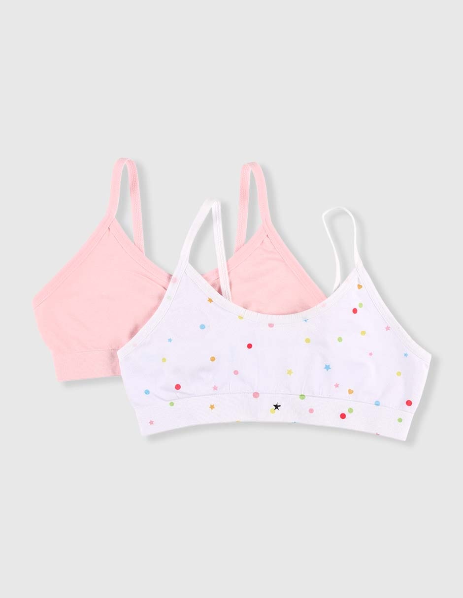 Set top Punto Blanco para niña