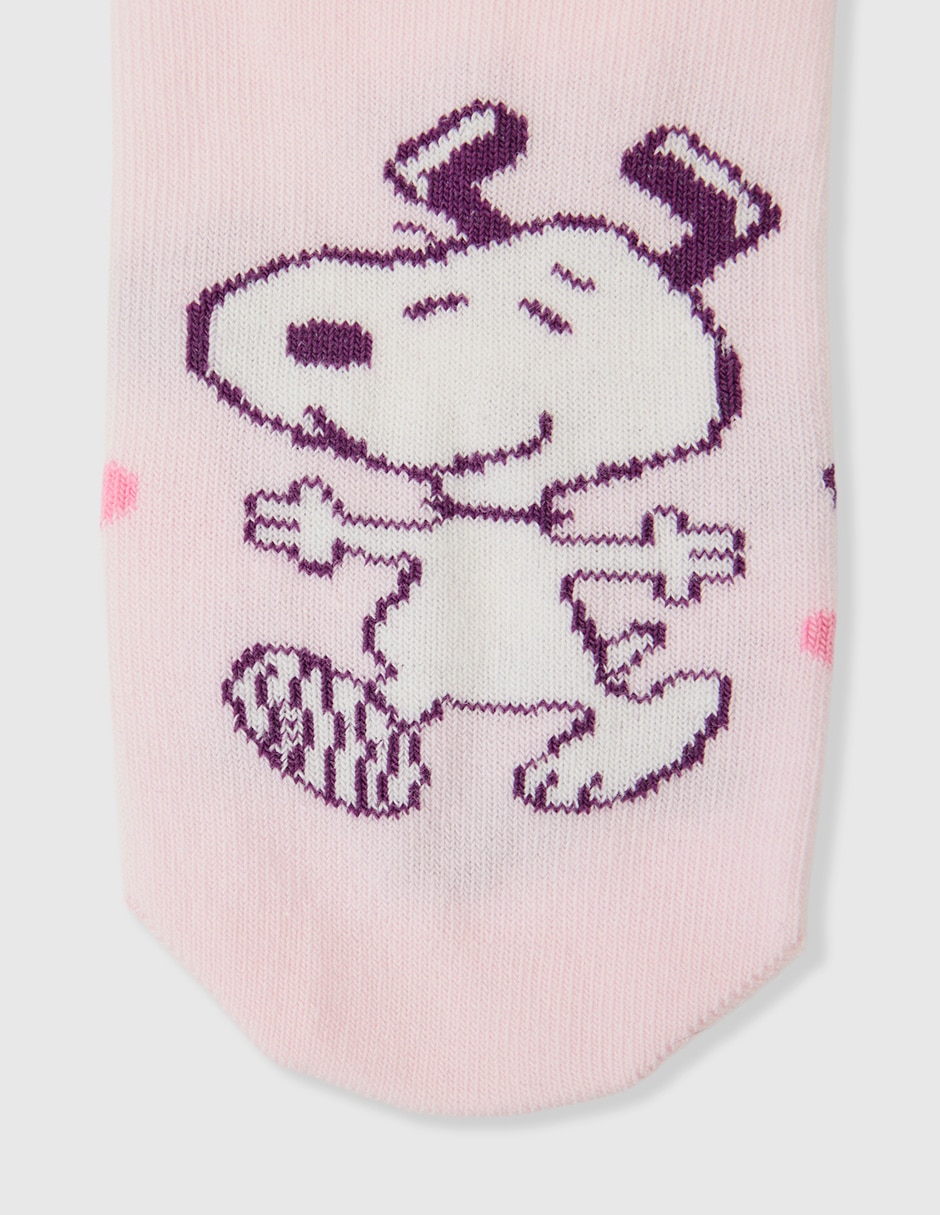 Set de tin Peanuts Baby Creysi Snoopy y Woodstock de algodón para niña 2 pares