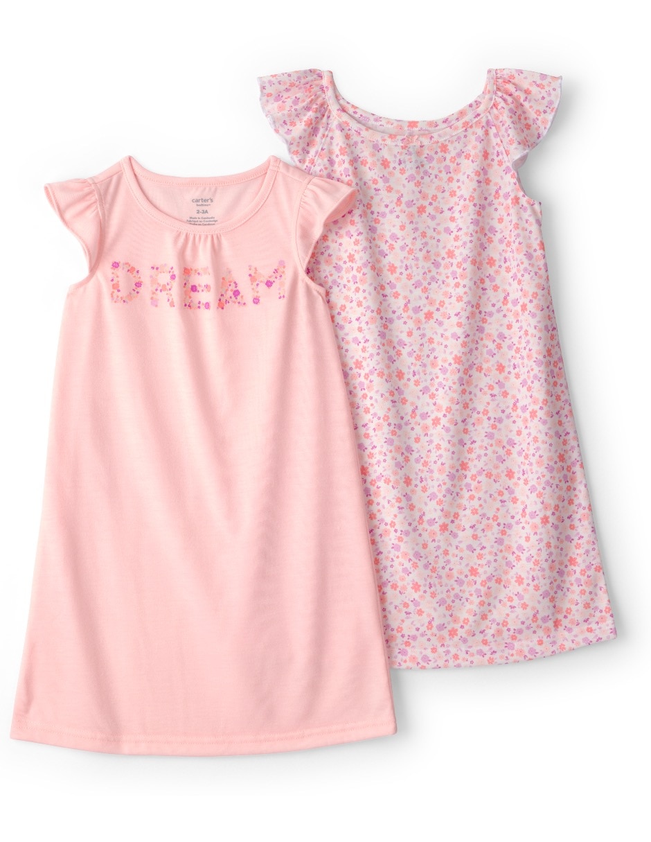 Set de camisón de algodón para niña Set de camisón de algodón para niña