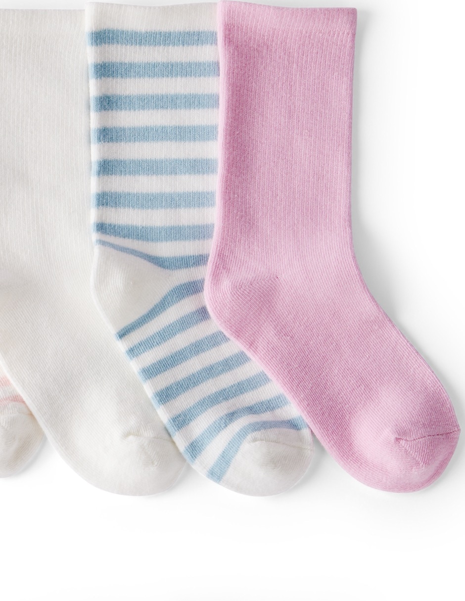 Set calceta de algodón para niña 10 pares 4