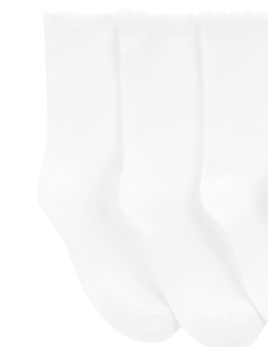 Set calceta de algodón para niña 10 pares