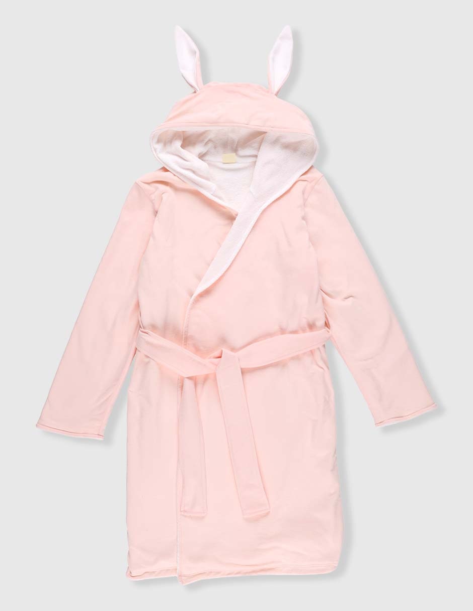 Bata de baño con gorro para niña 1
