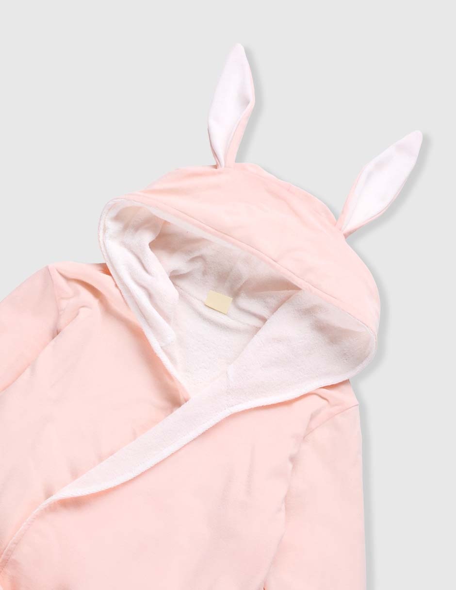 Bata de baño con gorro para niña 6