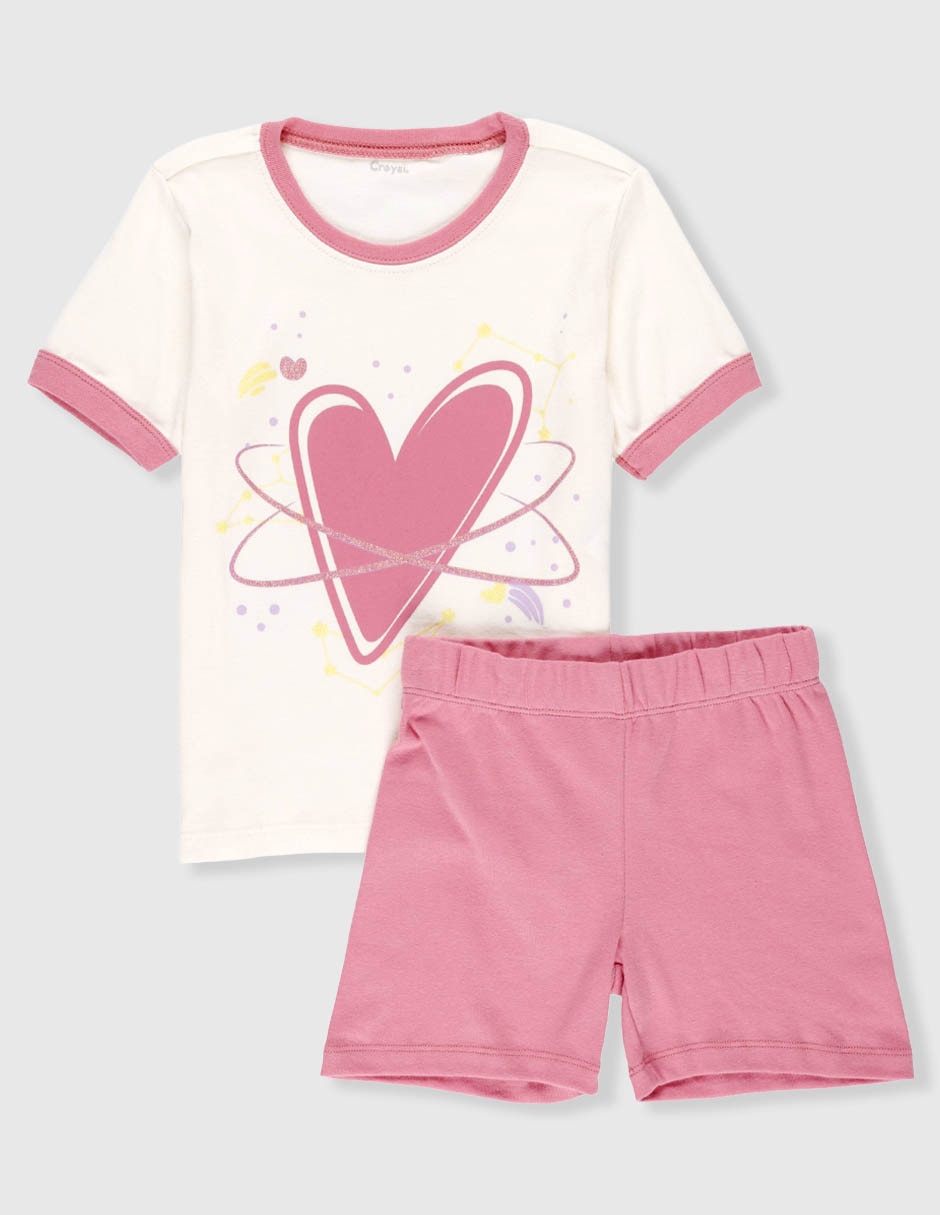 Conjunto pijama baby creysi hora de dormir infantil niña