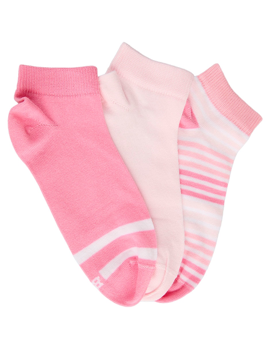 Set tín de algodón para niña 3 pares Set tín de algodón para niña 3 pares
