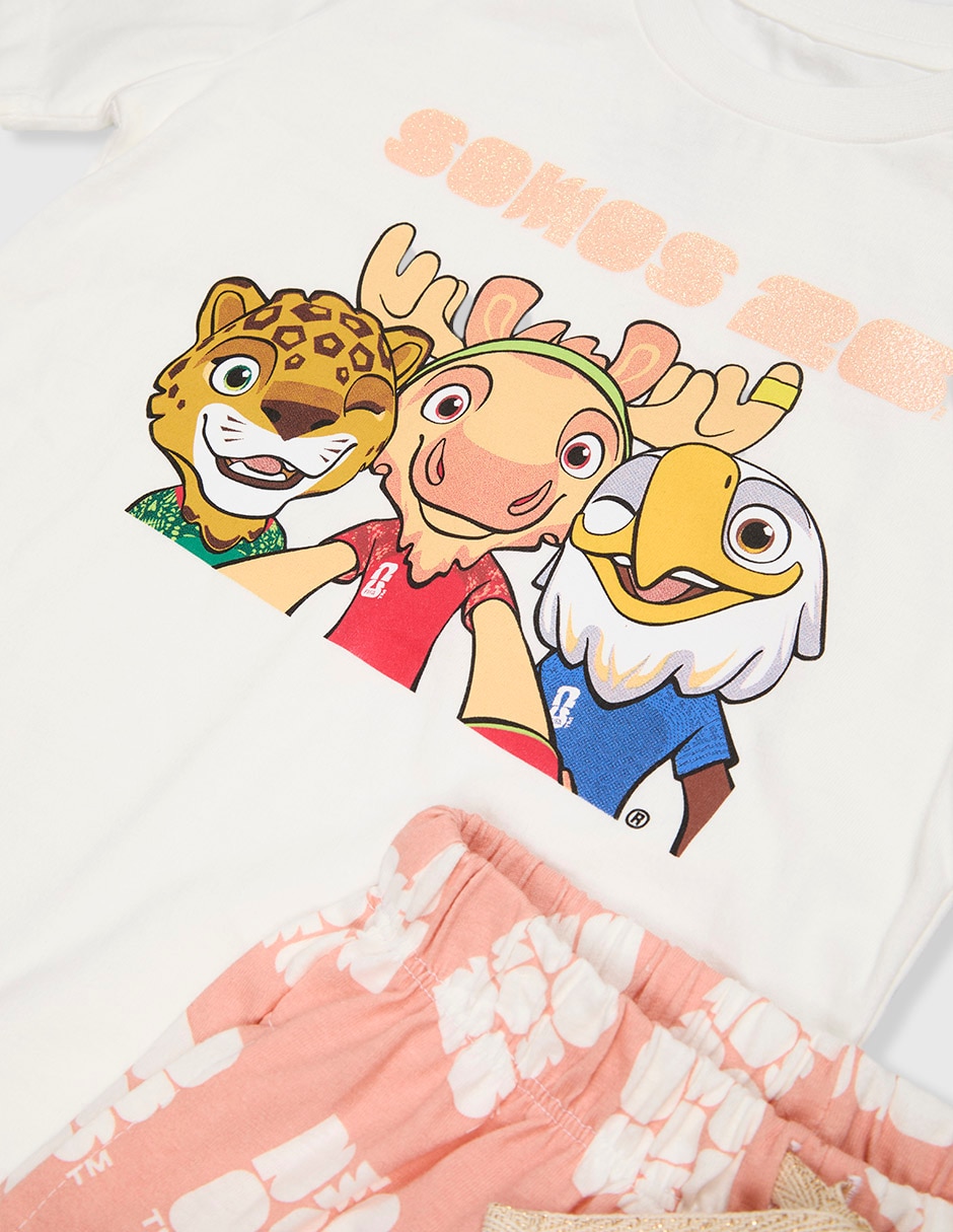 Conjunto pijama conjunto pijama aurimoda fifa para niña