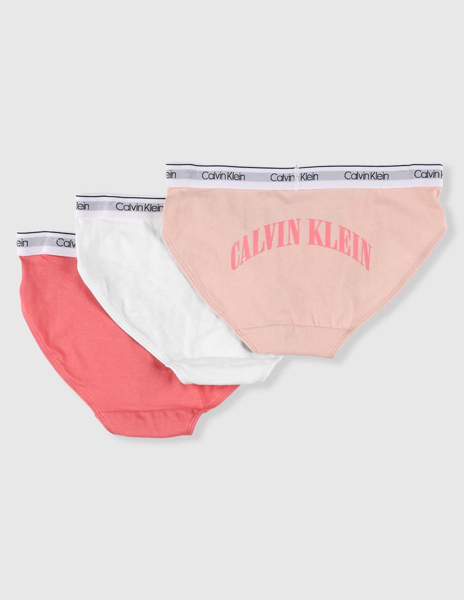 Set calzón Calvin Klein de algodón para niña 2