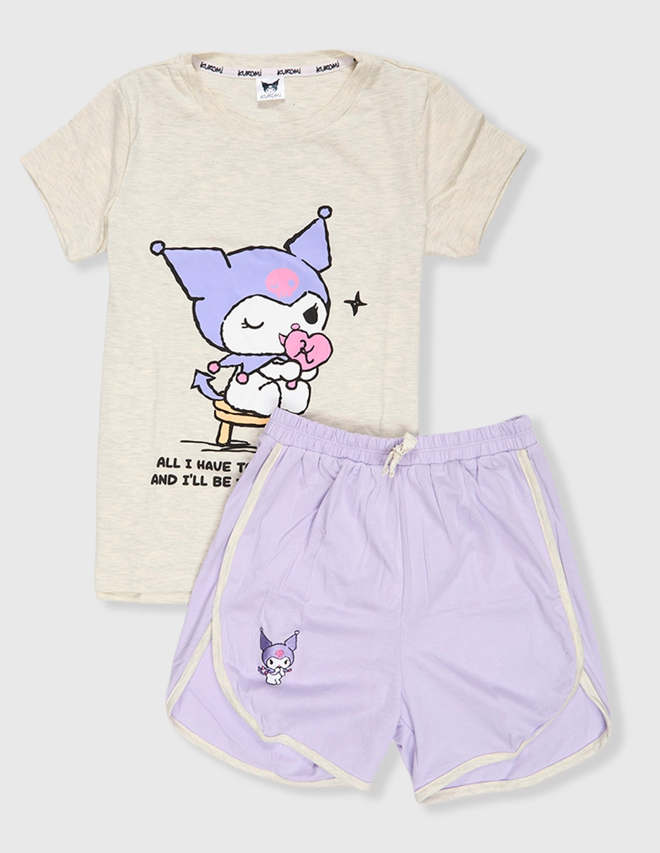 Conjunto pijama kuromi para niña