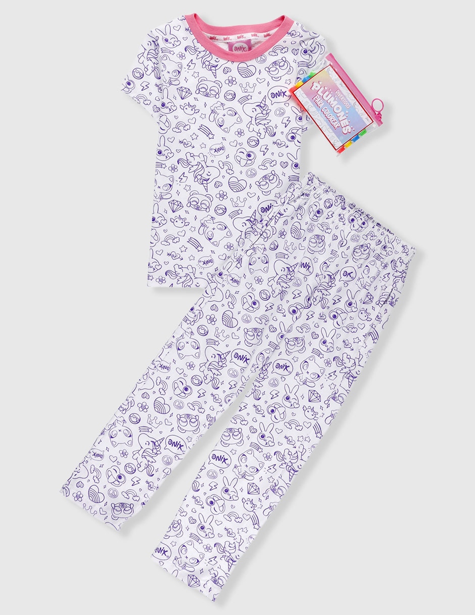 Conjunto pijama Onix para niña