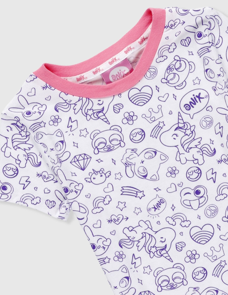 Conjunto pijama Onix para niña