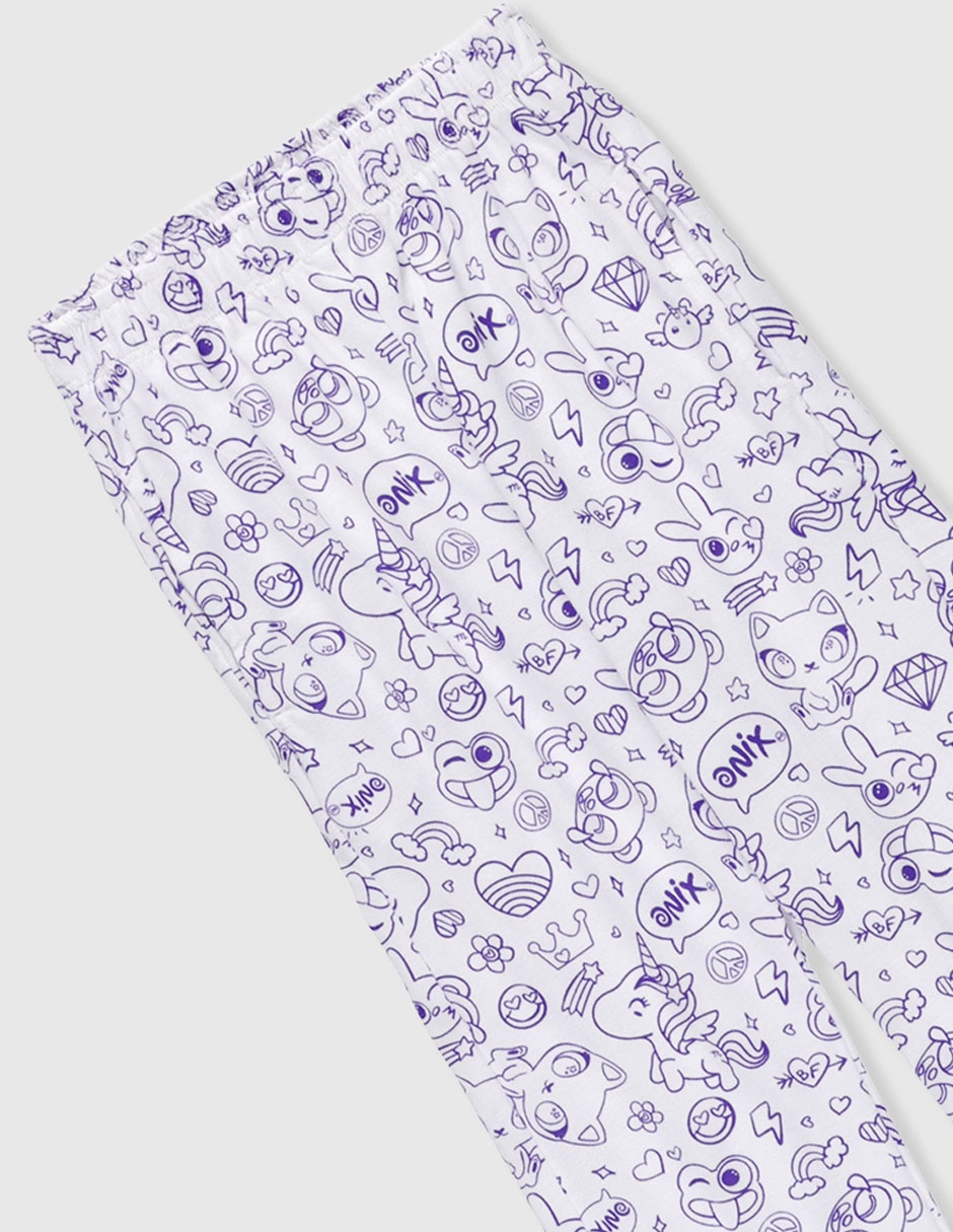 Conjunto pijama Onix para niña