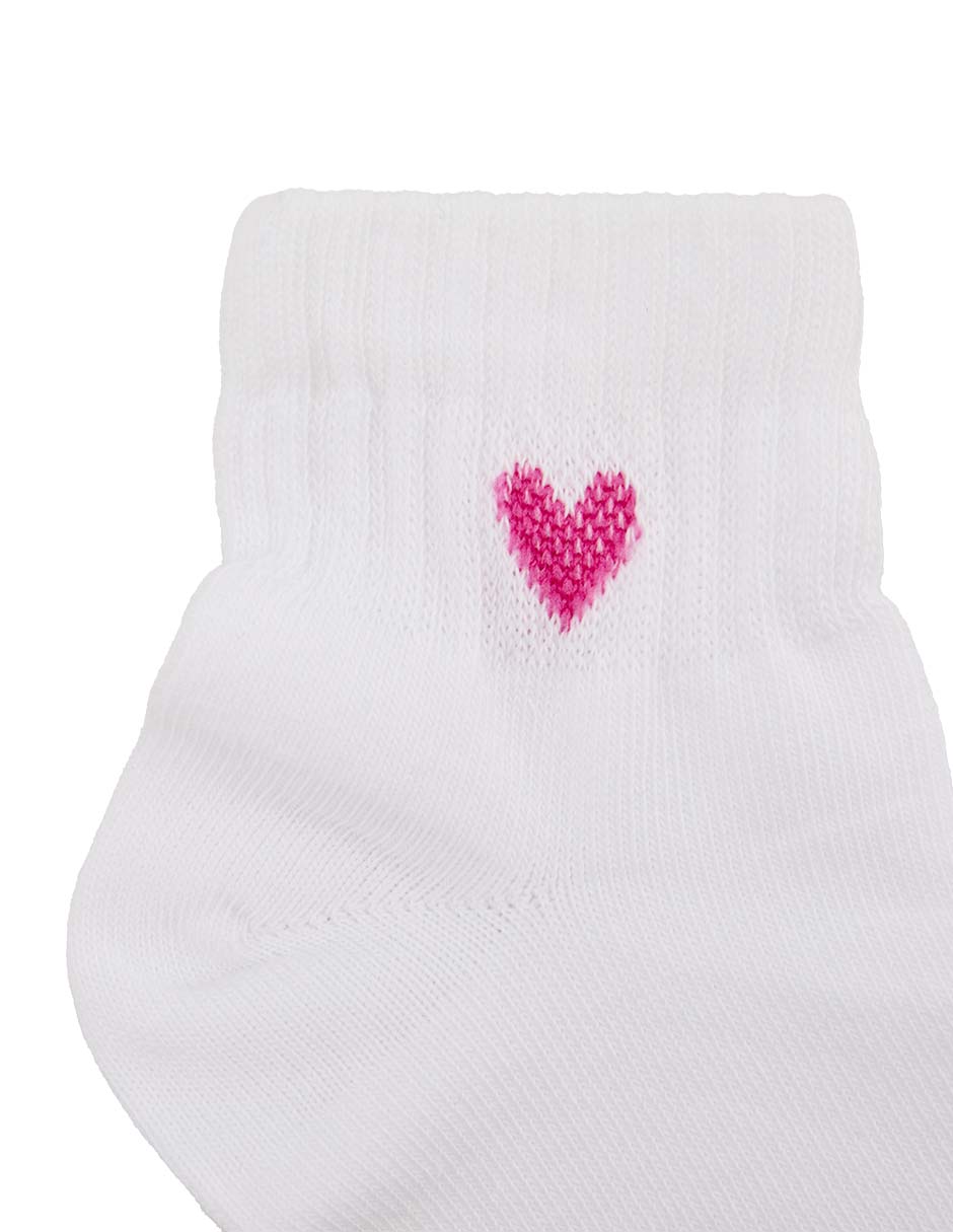 Set de tín Punto Blanco de algodón para niña 3 pares