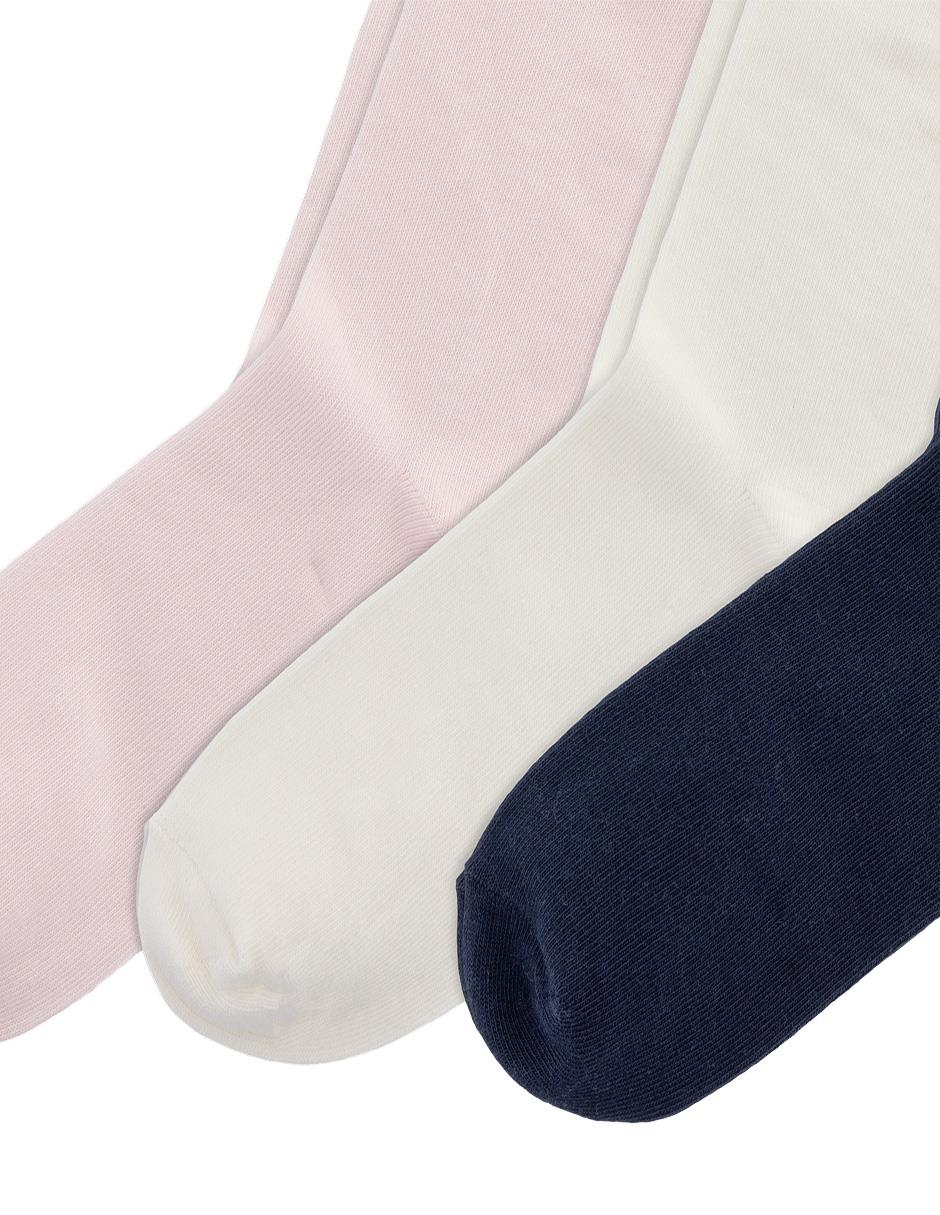 Set calcetín de algodón para niña 3 pares 3