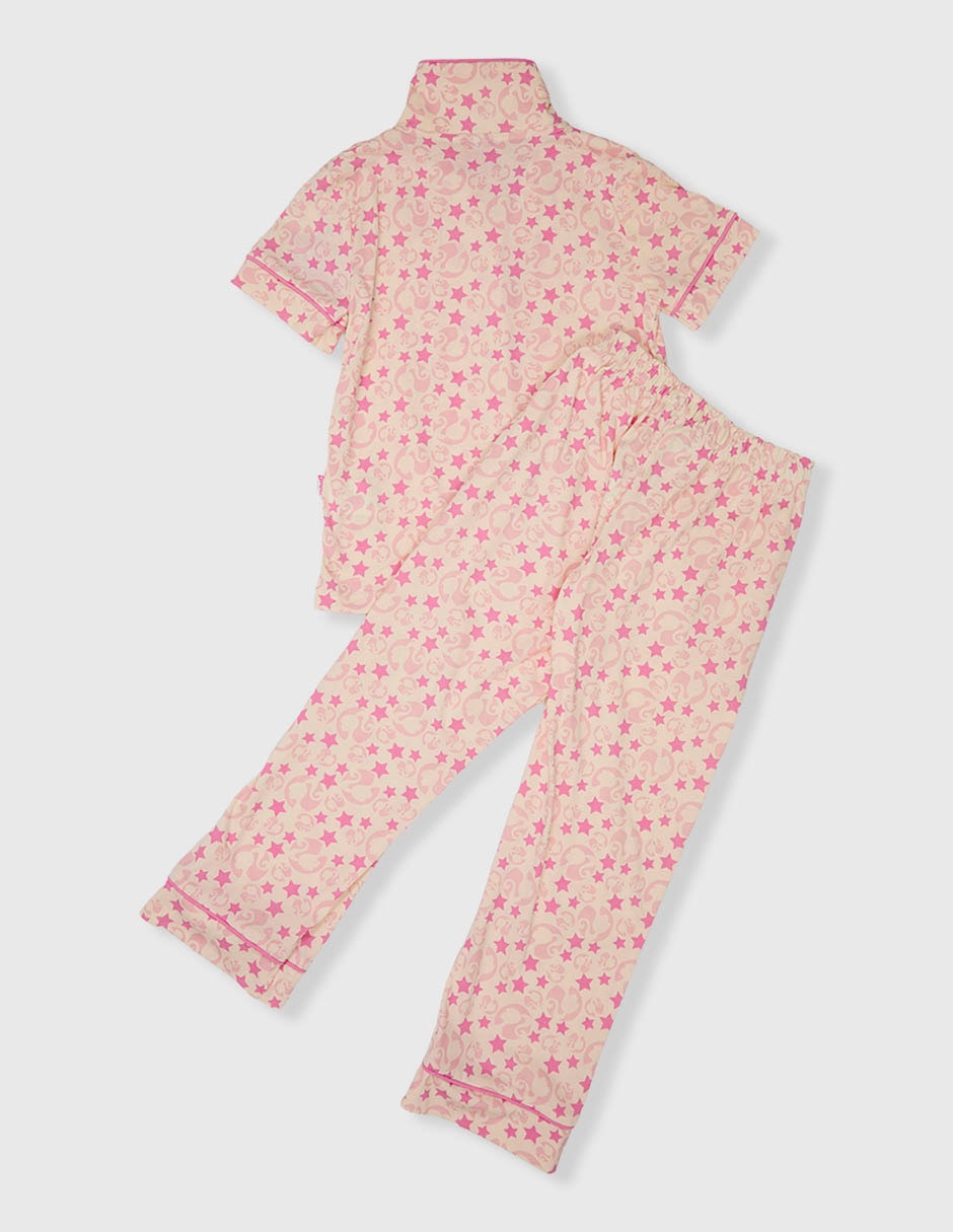 Conjunto pijama barbie barbie star infantil niña
