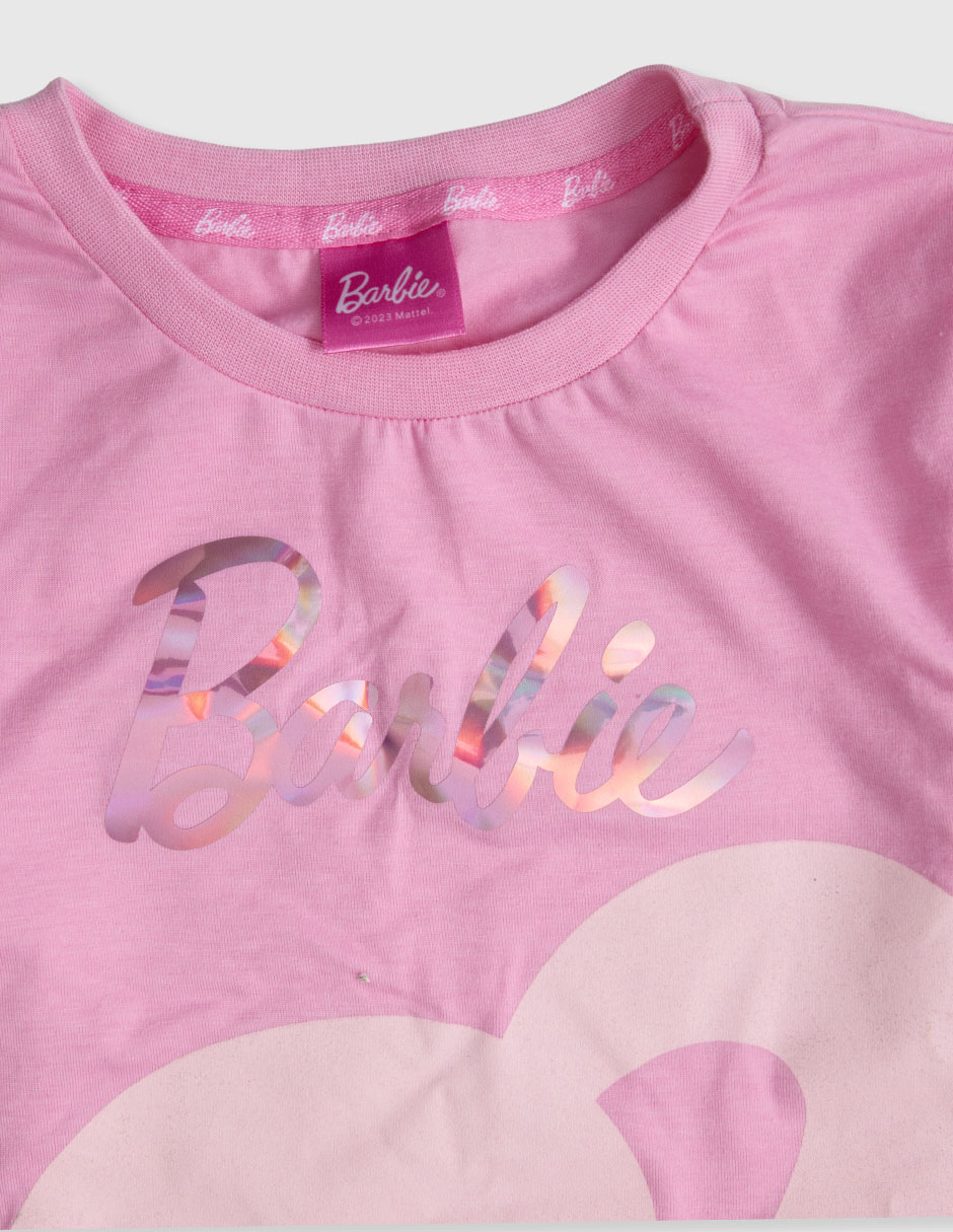 Conjunto pijama barbie barbie star infantil niña