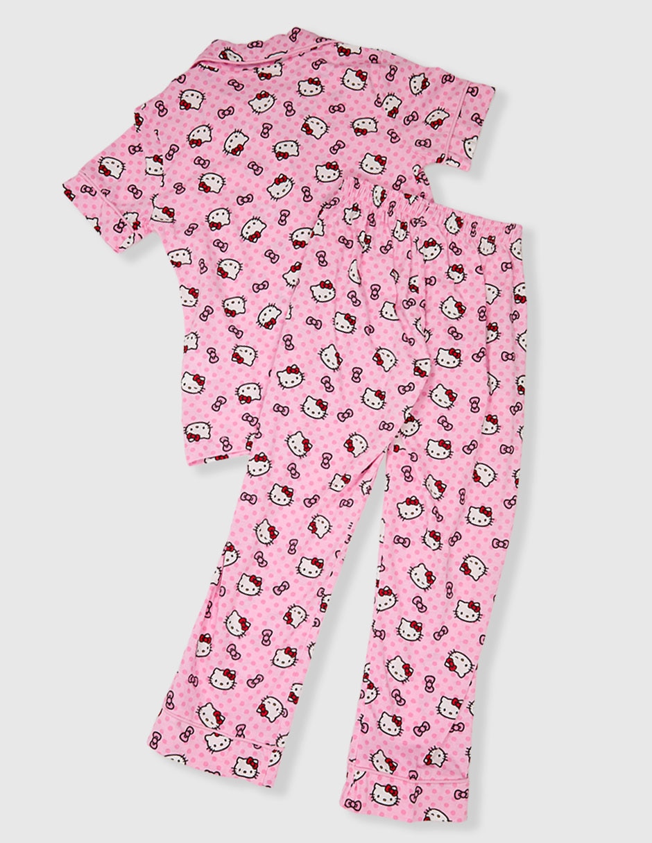 Conjunto pijama hello kitty kitty infantil niña