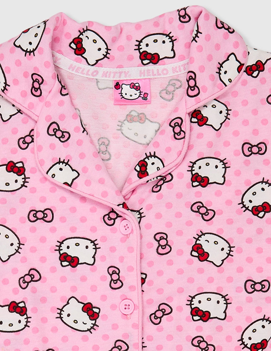 Conjunto pijama hello kitty kitty infantil niña