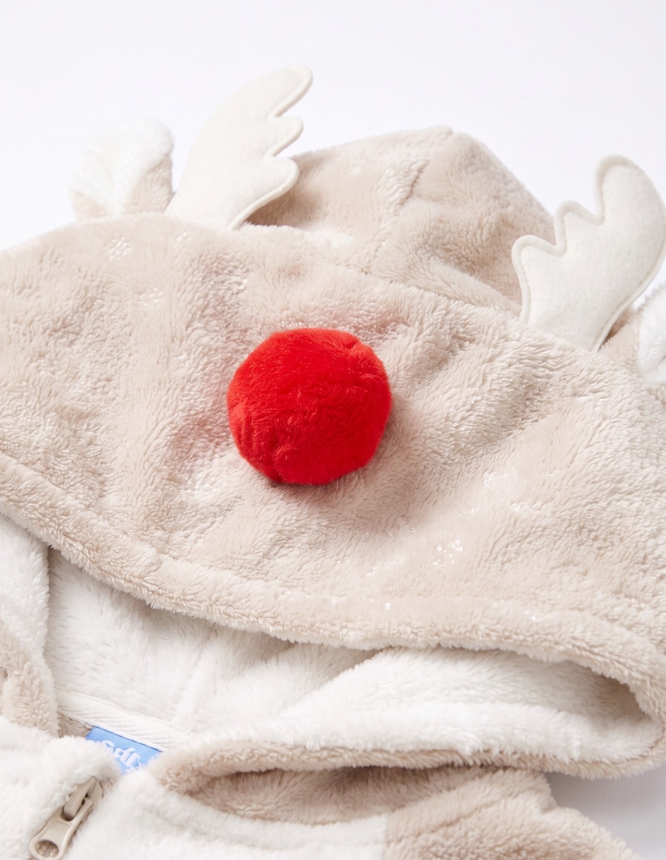 Mameluco de fleece para niña 5